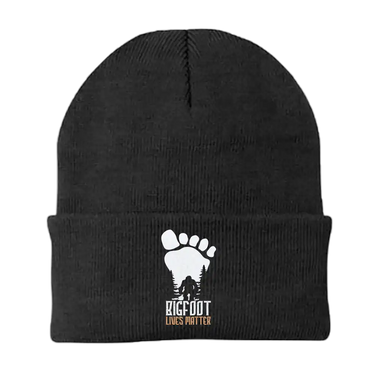 Bigfoot Lives Matter Embroidered Beanie